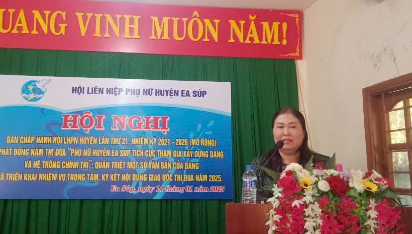 Hội nghị Ban Chấp hành Hội LHPN huyện mở rộng lần thứ 21 kỳ 2021 - 2026