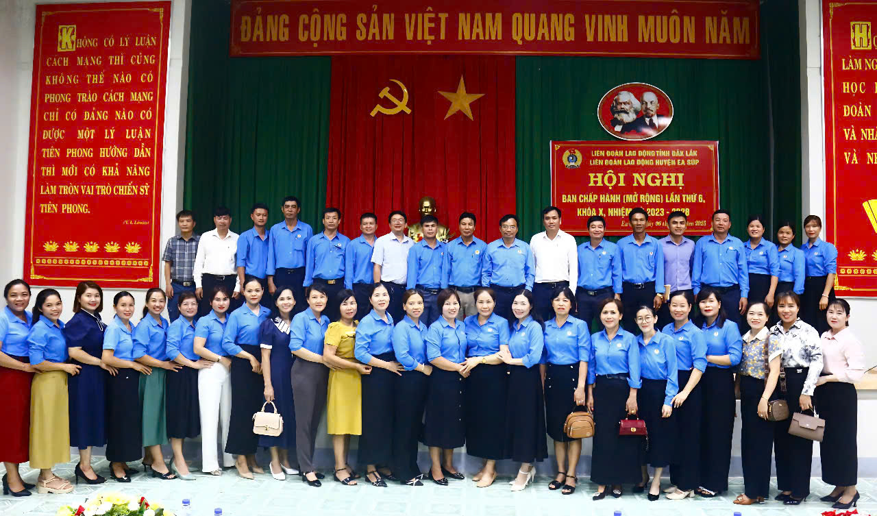 LĐLĐ huyện tổ chức Hội nghị BCH mở rộng lần thứ 6, khoá X, nhiệm kỳ 2023-2028