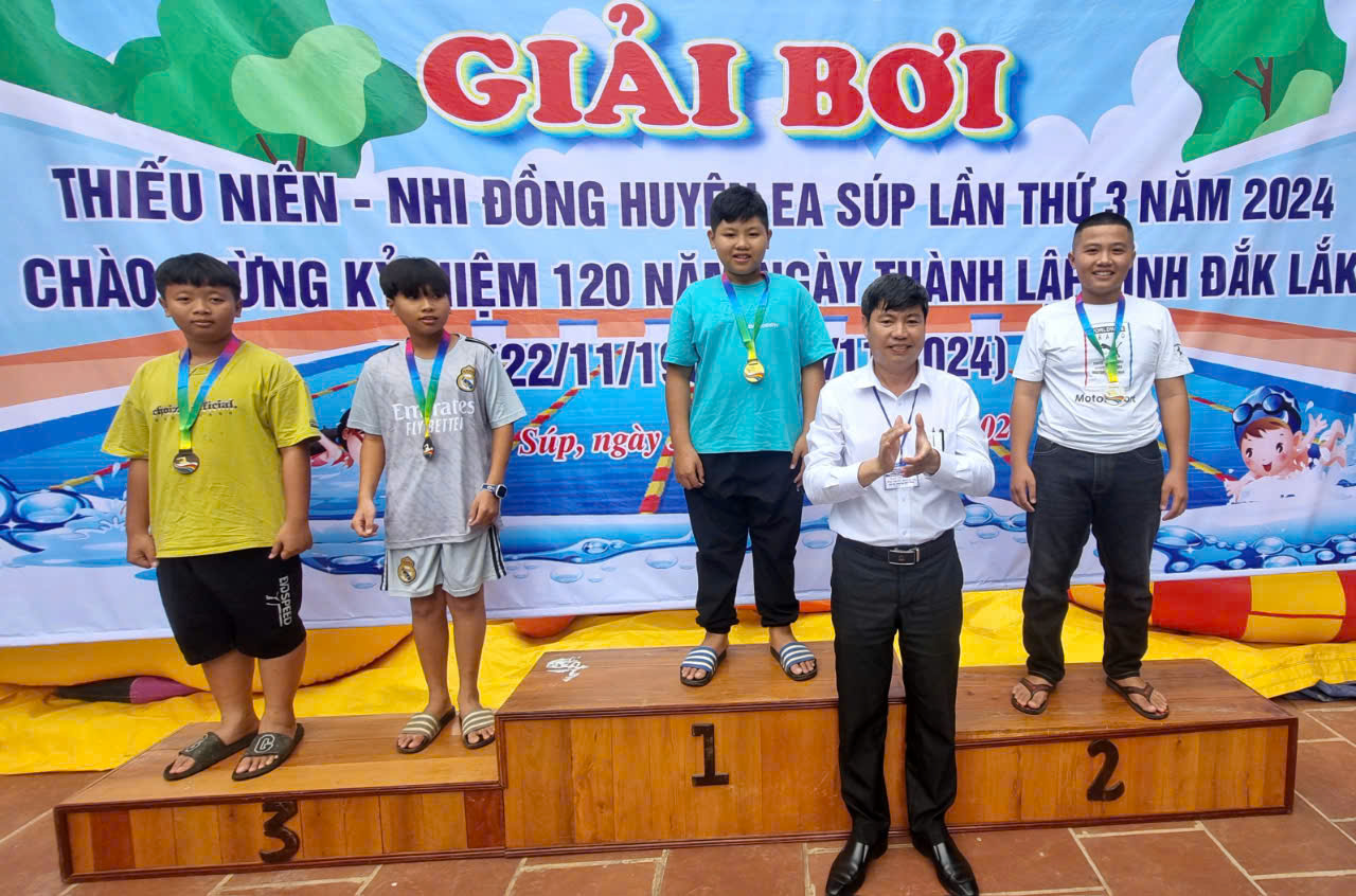 Giải bơi thiếu niên, nhi đồng huyện lần thứ III năm 2024