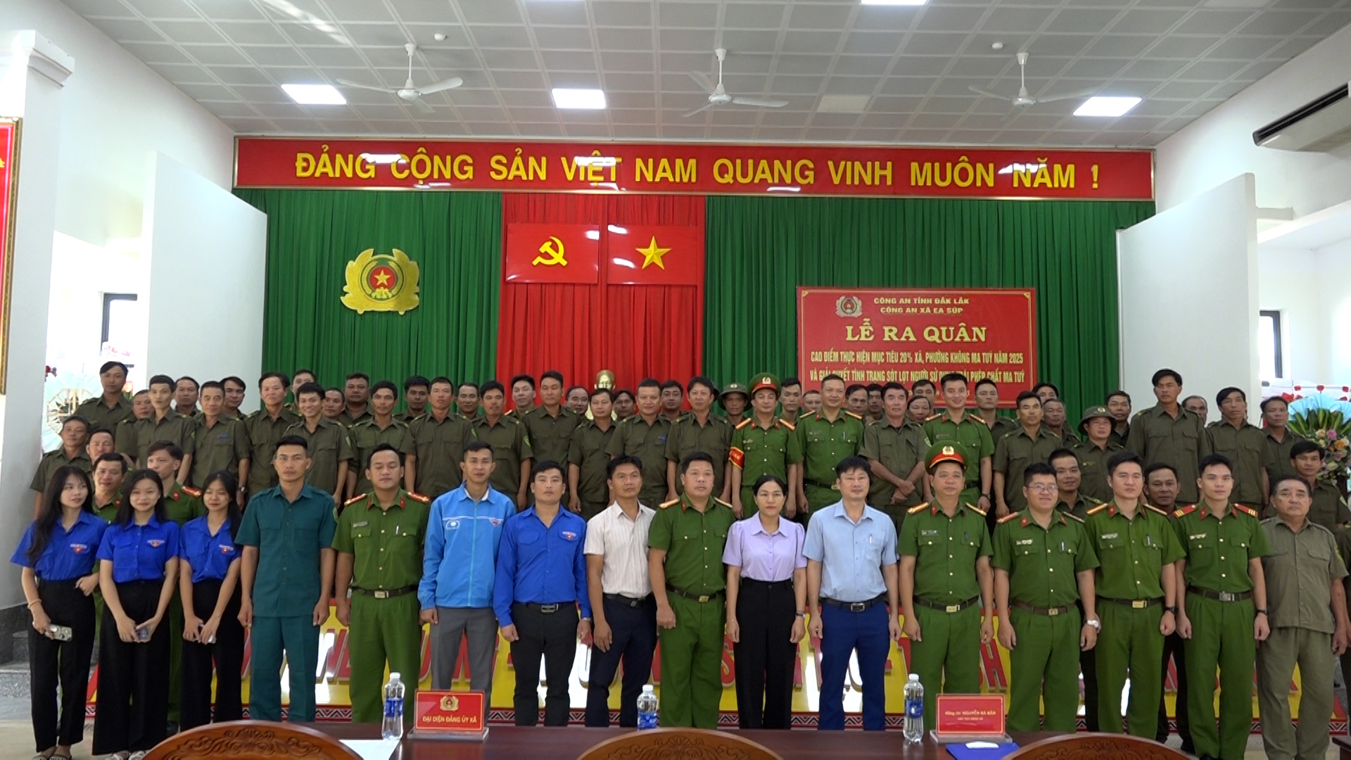 Ra quân thực hiện cao điểm mục tiêu 20% xã, phường không ma túy năm 2025 và giải quyết triệt để tình trạng sót lọt người sử trái phép chất ma túy