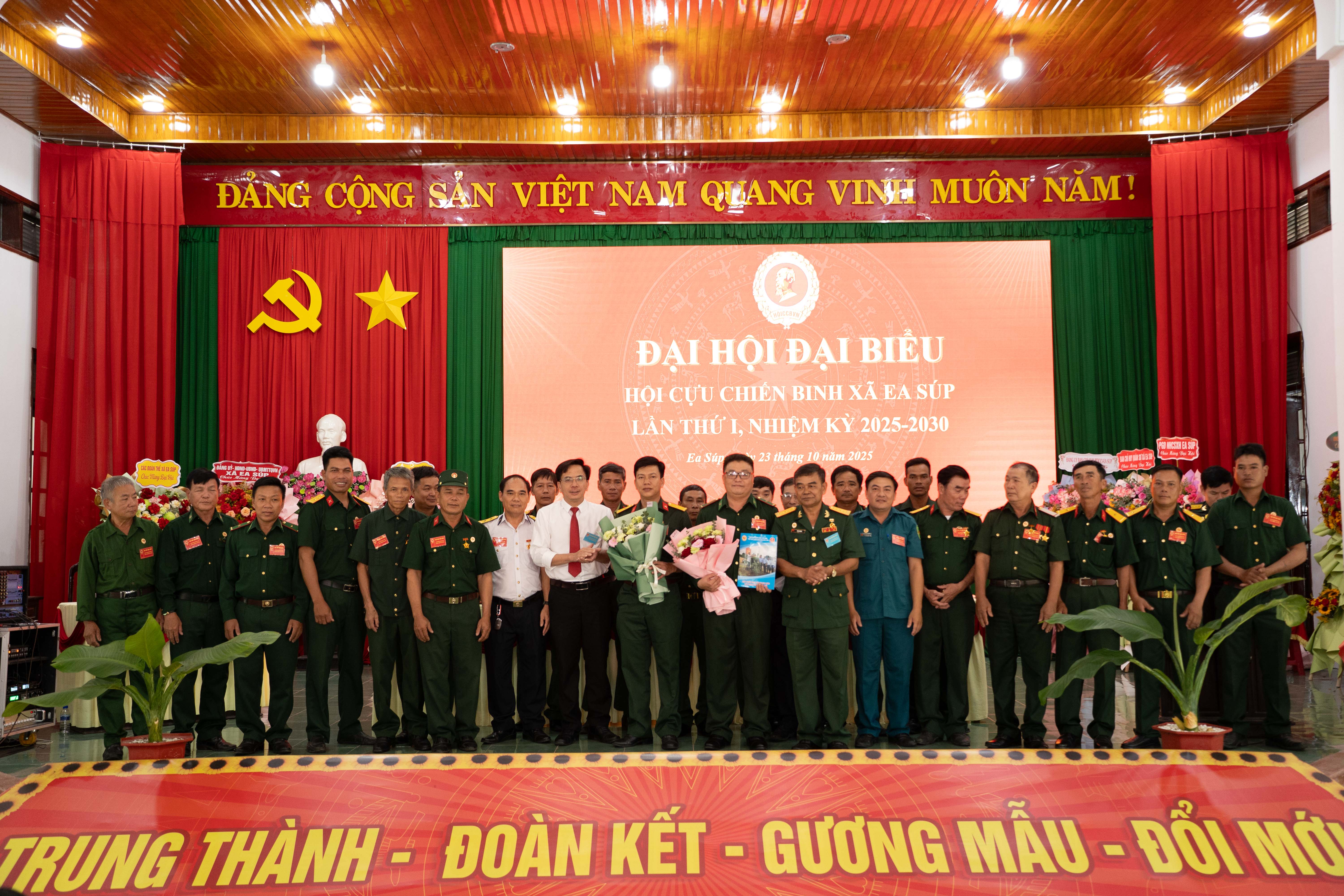 Đại hội đại biểu Hội Cựu Chiến binh xã Ea Súp lần thứ I, nhiệm kỳ 2025 - 2030: Phát huy phẩm chất "Bộ đội Cụ Hồ" trong thời đại mới