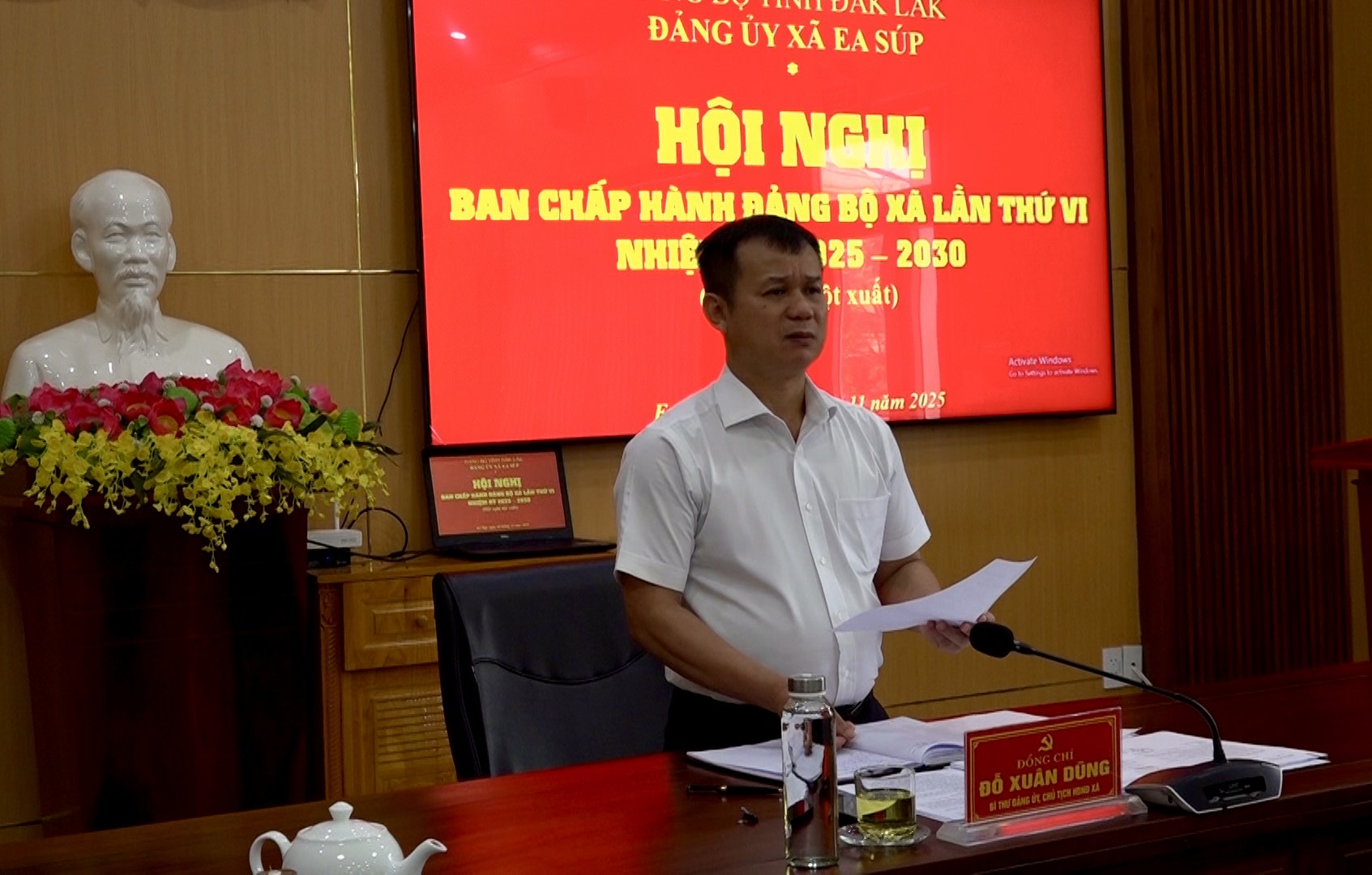 Hội nghị Ban Chấp hành Đảng bộ xã lần thứ 6 nhiệm kỳ 2025 – 2030