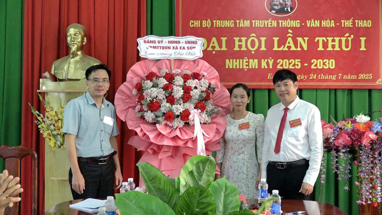 Đại hội Chi chi bộ Trung tâm Truyền thông – Văn hóa – Thể thao lần thứ nhất nhiệm kỳ 2025 – 2030