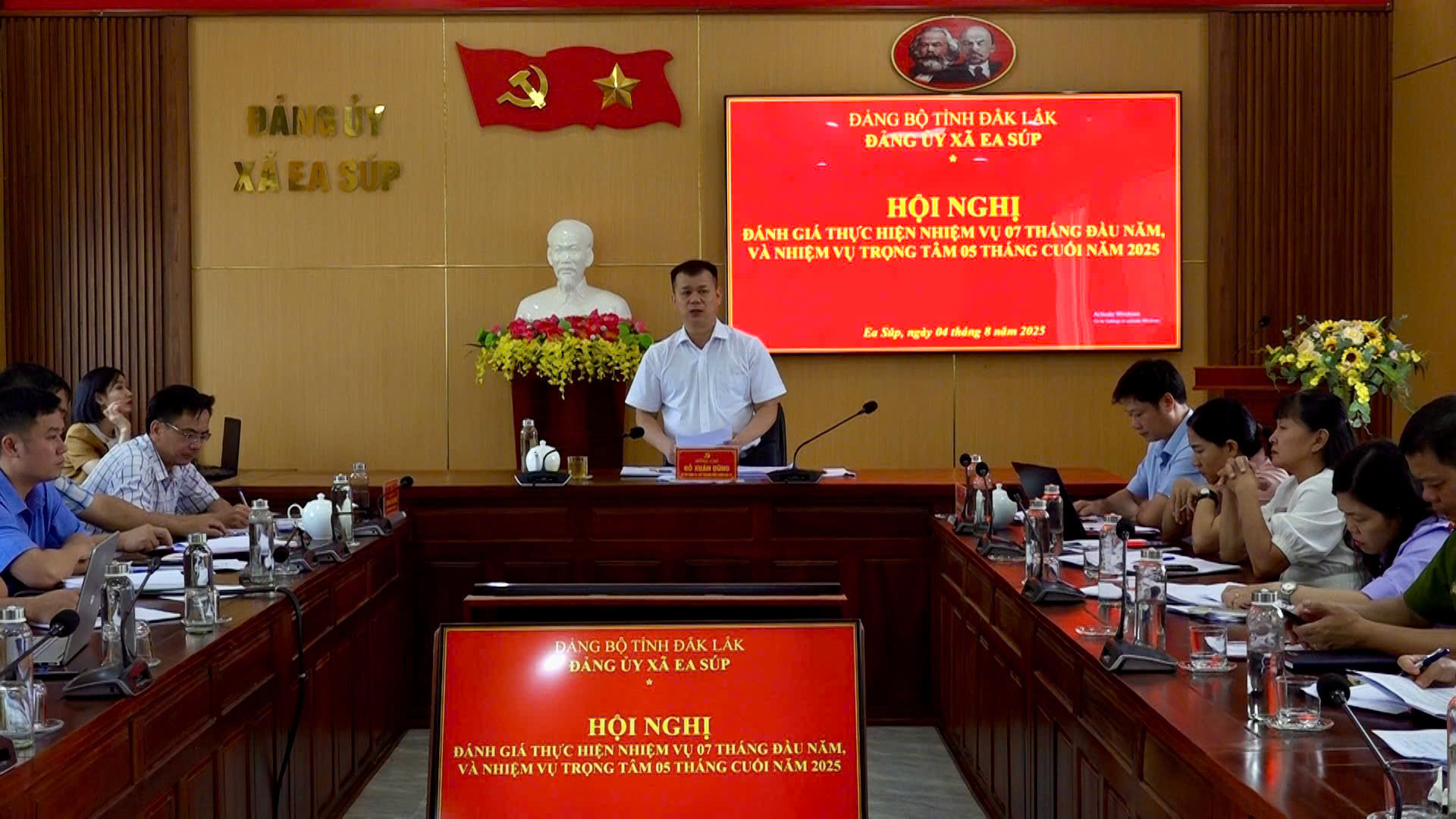 Hội nghị Ban Chấp hành Đảng bộ xã Ea Súp mở rộng