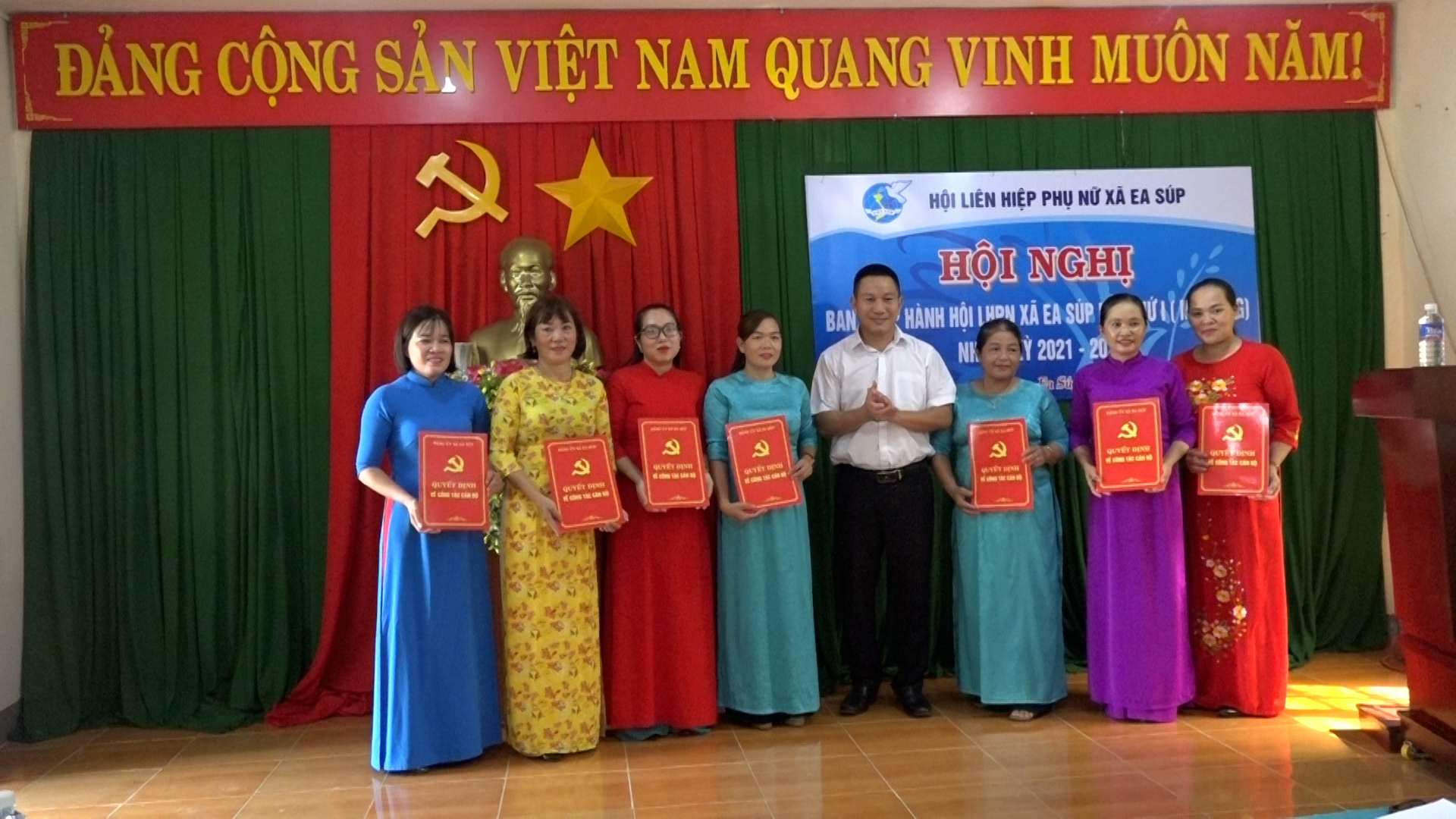 Hội nghị Ban Chấp hành Hội LHPN xã Ea Súp lần thứ I, nhiệm kỳ 2021 - 2026