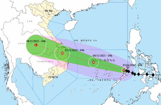 Đắk Lắk: Ban hành công điện khẩn ứng phó với bão Kalmaegi