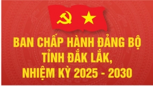 (Infographic) Ban Chấp hành Đảng bộ tỉnh Đắk Lắk nhiệm kỳ 2025 - 2030