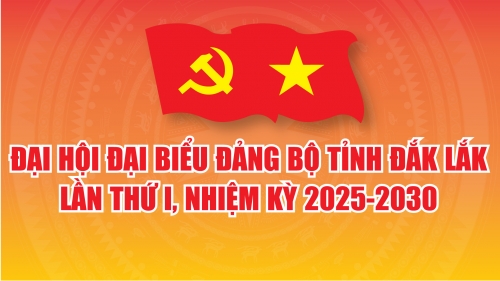 (Infographic) Đại hội đại biểu Đảng bộ tỉnh Đắk Lắk lần thứ I, nhiệm kỳ 2025-2030