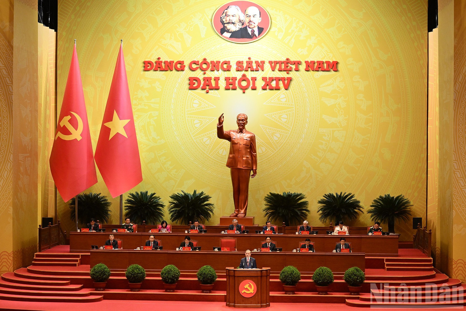 Nhìn lại toàn bộ Đại hội Đại biểu toàn quốc lần thứ XIV của Đảng qua hình ảnh nổi bật