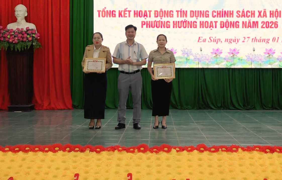 Xã Ea Súp triển khai nhiệm vụ tín dụng chính sách năm 2026