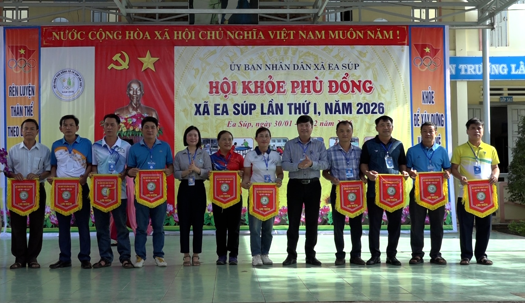 Khai mạc Hội khỏe Phù Đổng xã Ea Súp lần thứ I